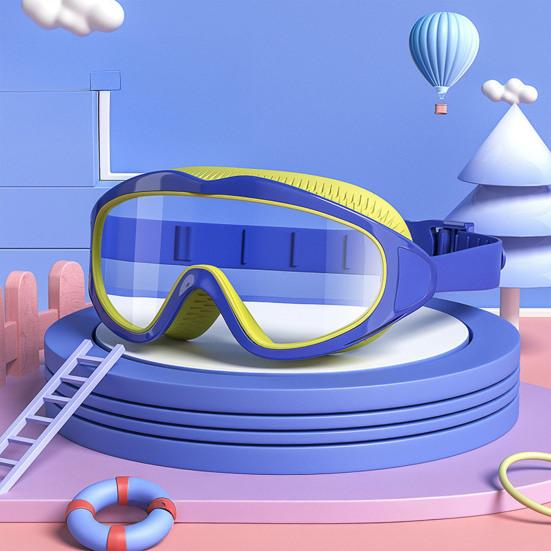 Children Swim Goggles Waterproof No Leakage Anti-Fog UV Protection Clear Lens Boys Girls Wide View Goggles Diving Snorkeling Equipment