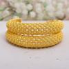 1pcs New Fashion 24K Gold Color Wedding Bangles for Women Bride Bracelets Ethiopian/france/African/Dubai Jewelry Gifts