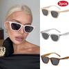 3pcs Fashion Cat Eye Sunglasses Women Simple Design Sun Glasses Ladies Classics Plastic Frame Black Lens Eyeglasses UV400