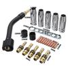 Household Welding Torch Kit Parts Holder M6 MIG/MAG Smooth Tip Wear Parts 0.8mm 24pcs / Set Contact Cylinder New
