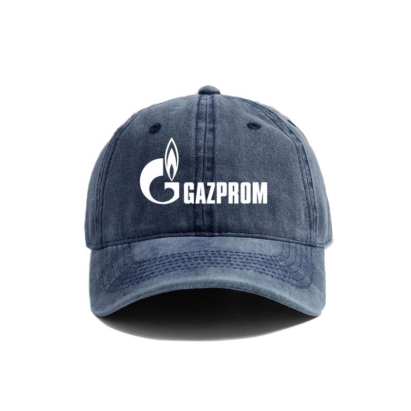 

Gazprom Baseball Cap Summer Distressed Dad Hats Unisex Outdoor Adjustable Caps For Women Unisex MZ093