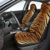 New Car Front Seat Covers Butterfly Printed Car Single Seat Cover Pink Leopard Print Car Cushion Women Auto Interior