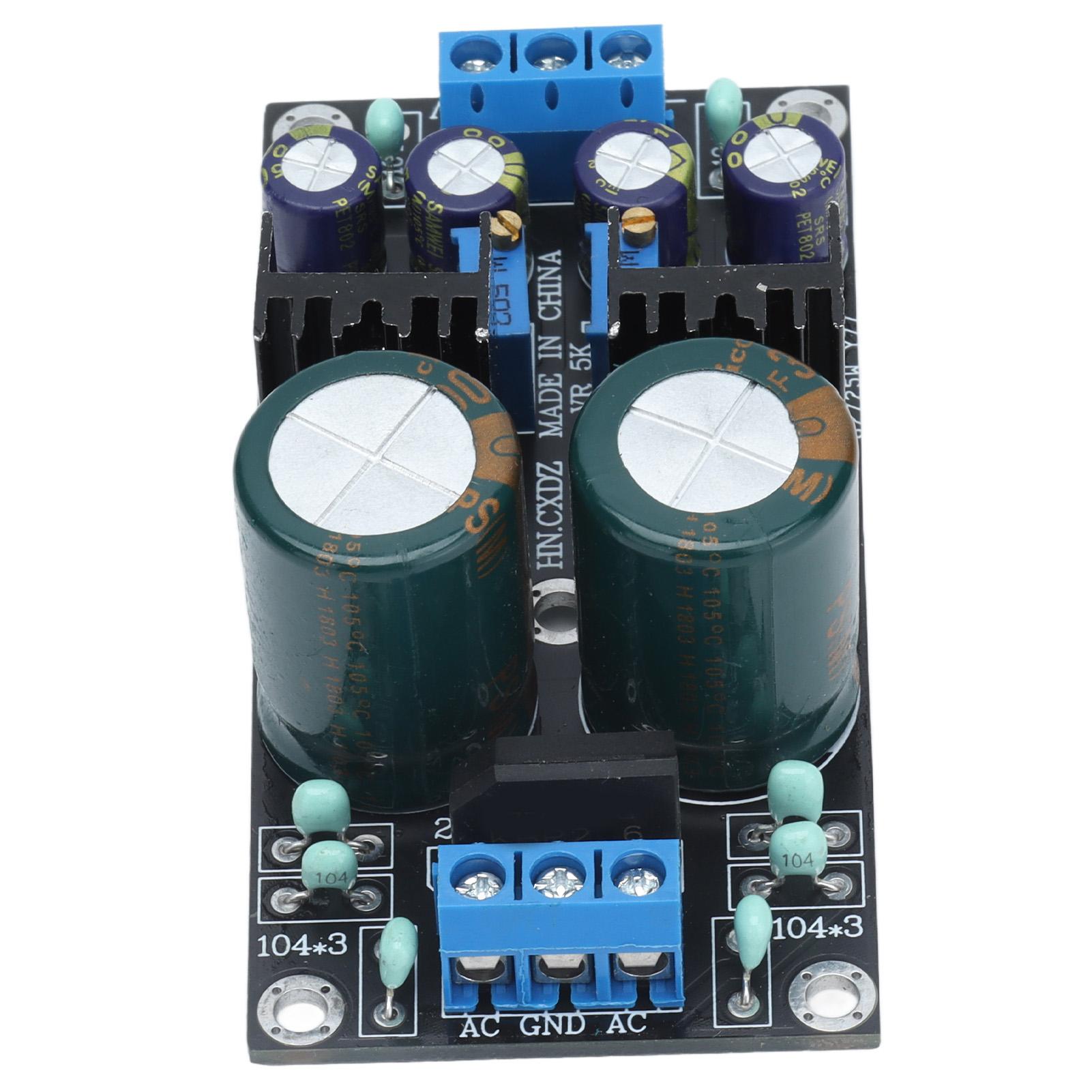 

Power Supply Board Adjustable Voltage Regulator Module AC 10‑24V to DC 1.25V‑30V LM317 LM337