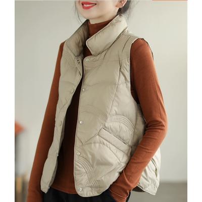 Damen Daunenjacke Ärmellos