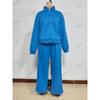 Women's 2 Piece Casual Tracksuit Half Zip Sweatshirt And Elastic Waist Wide Leg Pants Loungewear Set