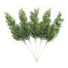 10/30pcs Artificial Plants Home Decor Wedding Bridal Home Vase Outdoor Garden Green Christmas Tree Holiday Party Decor Accessory