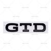 Adesivi Emblema Lettere Logo GTD Decalcomania Baule Posteriore Auto 3D ABS 4 5 6 7 MK4 MK5 MK6 MK7 Accessori