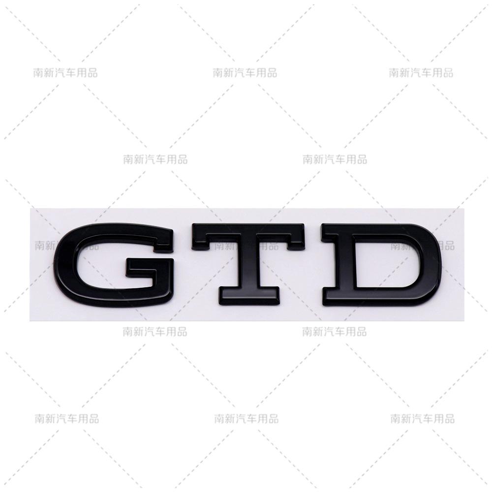 Adesivi Emblema Lettere Logo GTD Decalcomania Baule Posteriore Auto 3D ABS 4 5 6 7 MK4 MK5 MK6 MK7 Accessori