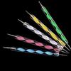 5 Pcs Double Ends Dotting Marbleizing Painting Tool Nail Art Dot Manicure Polish DIY