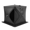 Portable Ice Shelter, 1-2 Person Pop-Up Ice Fishing Tent, 24 Square Feet Fishable Area, Ice Shanty for Winter Fishing, Waterproof Oxford Ice Cube with