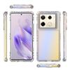 Etui Hybrydowe 3 w 1 Pancerne Odporne na Wstrząsy Dla Infinix Note 40Pro Plus GT 20 Pro Rama z Twardego Plastiku Przezroczysta Tylna Pokrywa z TPU Fundas