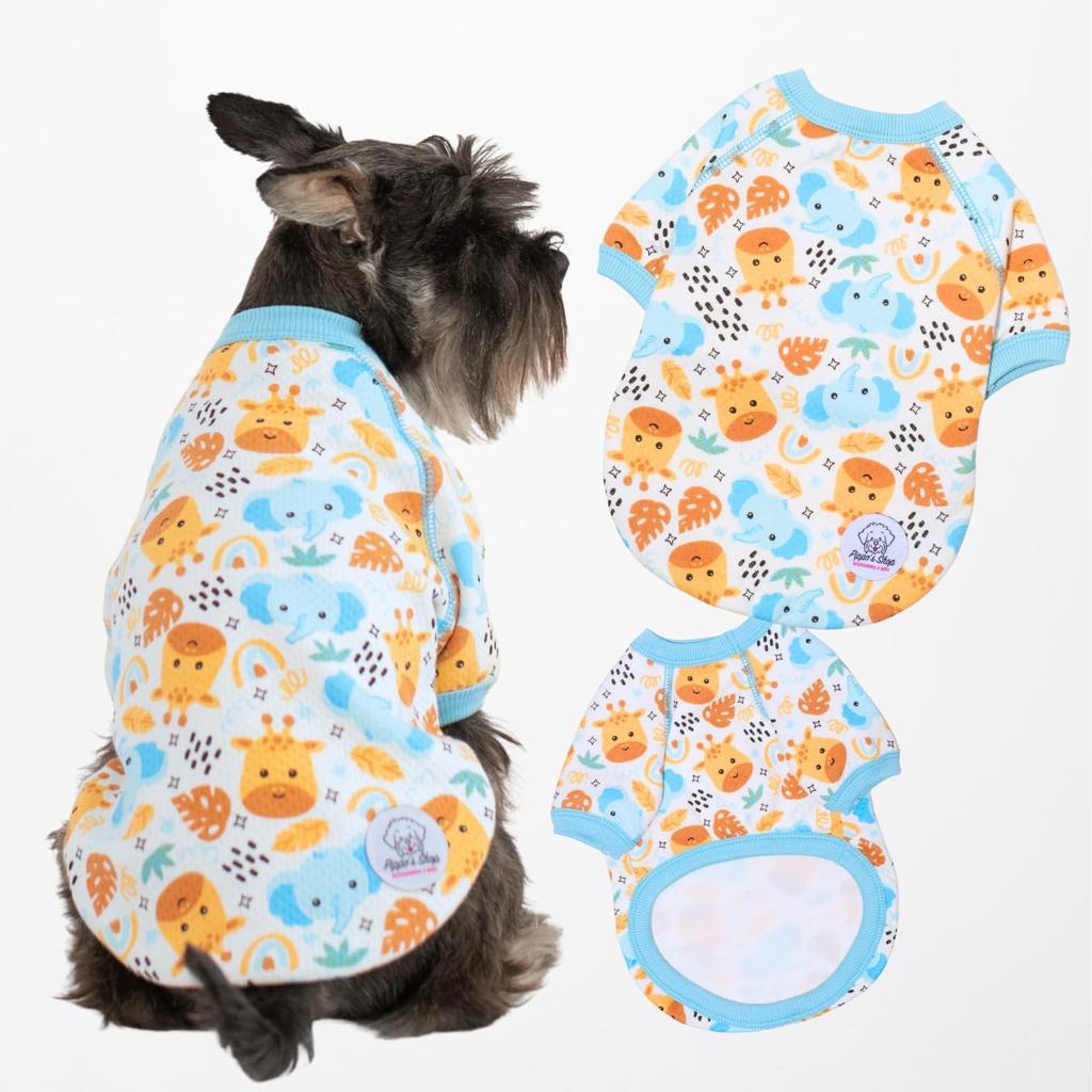 Pippo's Shop Puppy Sweater, Peru Cotton Doggie Sweaters for Small Dogs, Pet Apparel Lightweight Stretch Soft Shirt Smooth Breathable Dogs Clothes,