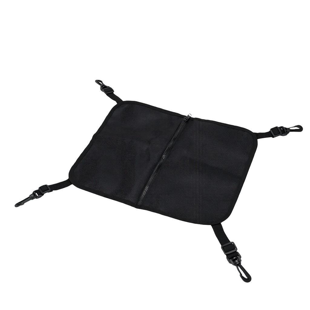 Paddle Board Deck Bag Mesh Storage Deck Bag with Sealed Zipper Adjustable Straps for Surfboards Kayaks