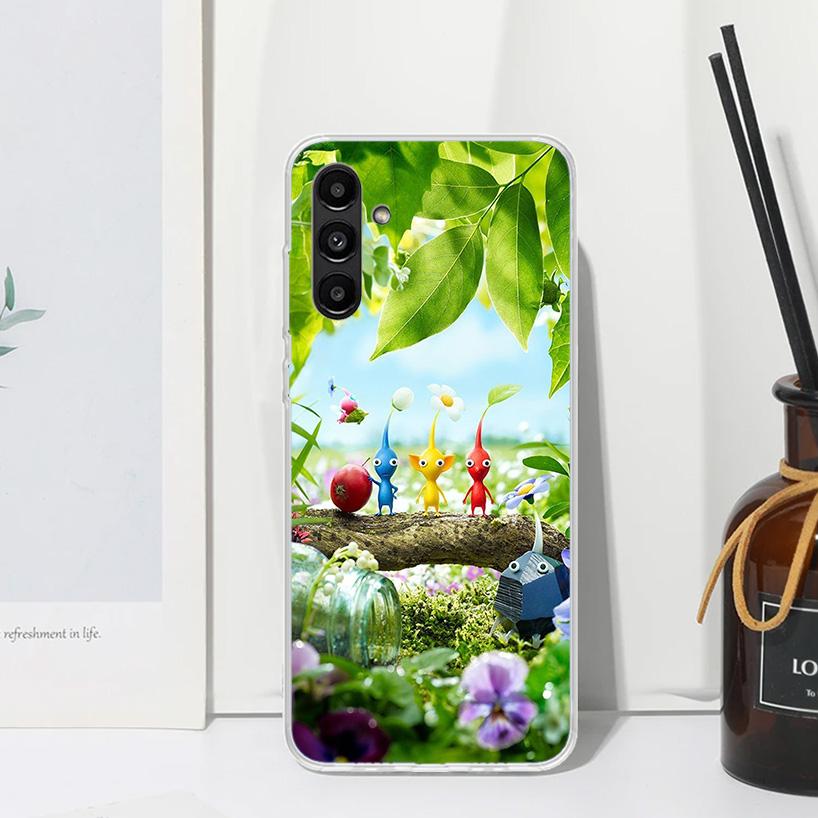 Game P-PikminS 4 Phone Case For Samsung Galaxy A17 A37 A57 A16 A26 A36 A56 A15 A25 A35 A55 A14 A24 A34 A54 A13 A23 A33 A53 A07 G
