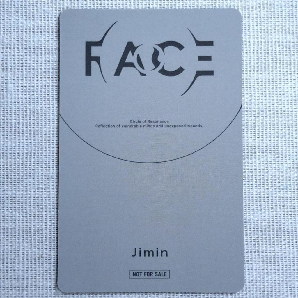 [USED] BTS FACE JPOS Winner Lucky Drop Jimin Trading Card