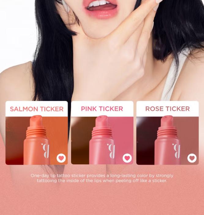TONYMOLY x Daiso Bonsep Lippen-Tattoo-Sticker | Lang anhaltende Lippenfarbe | Direkt aus Korea