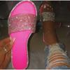 Women's Large Size Diamond Flat Sandals - Summer 2020 European Style