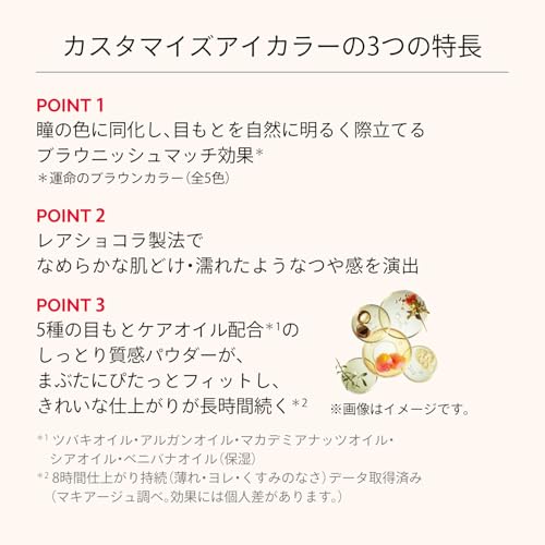 Maquillage Customized Eye Color Assortment 01 Spicy Assortment Limited Edition Kit (with Customized Case) 3.8g | Eyeshadow | Powder (Palette Type) | L