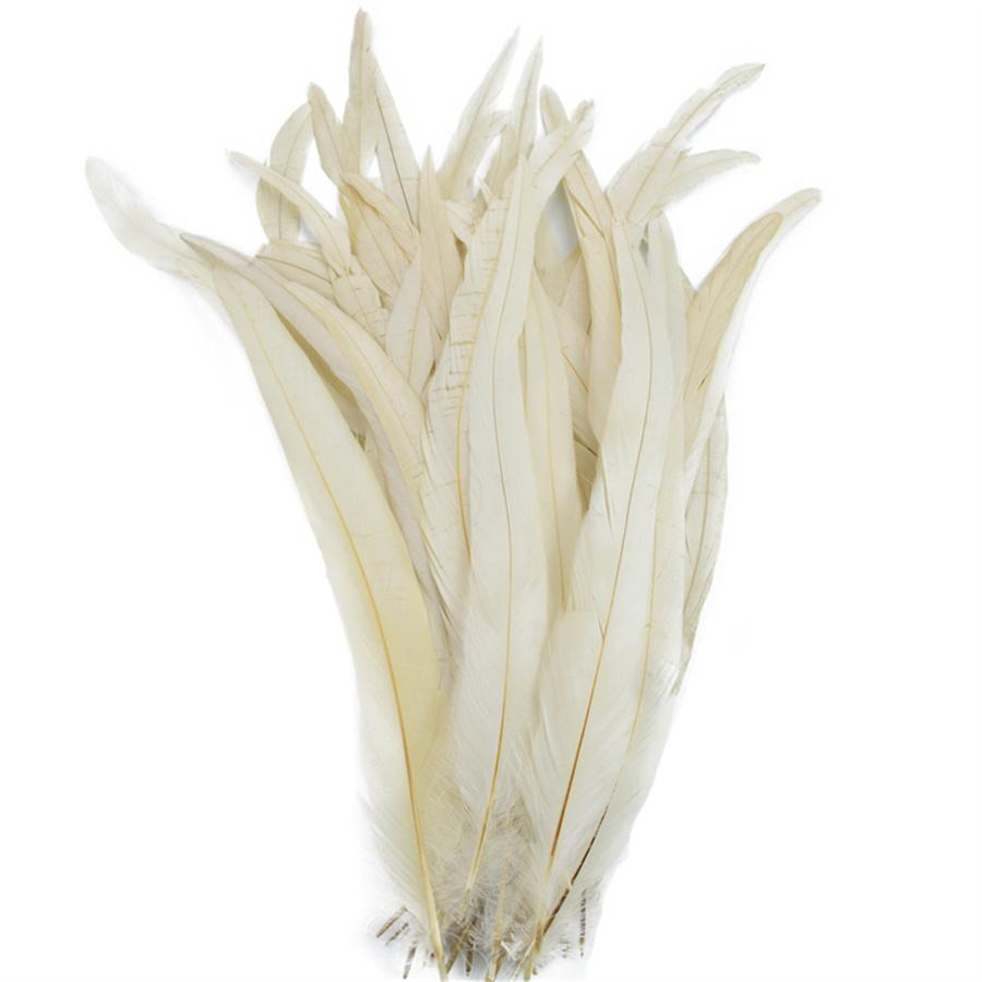 10/100 Stück 25-30cm Natürliche Hahnenfedern DIY Basteln Nähen Weihnachten Feder Party Feder Handgemacht Hochzeitsdekor Zubehör