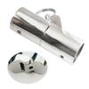 M63K-1 PCS Boat Handrail Fitting -Boat Pipe Connector Joint Connector  For 7/8Inch (22MM)