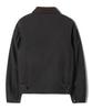 Basemoment Pleated Dyed Work Jacket Vintage Black