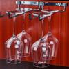 Hanging Wine Glass Rack Wall Mount Metal Wine Glass Storage Hanger Stemware Holder Rack Wine Glass Holder for Kitchen