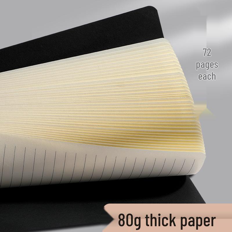 Exquisite Retro Cowhide Softcover Notebook for Students