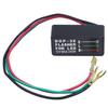 ATV UTV Turn Signal Kit Rocker Switch Blinker SPDT Green LED With Flasher Module