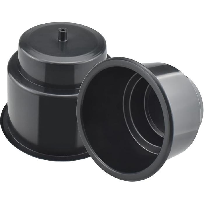 SDTC Tech Black Sofa Cup Holder, Ert Universal Cup Drink Holde For RV Boats, Cars, Sofas And Golf Carts (2-Piece)
