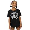 Disney Girls Nightmare Before Christmas Jack Skull Collage Cotton T-Shirt