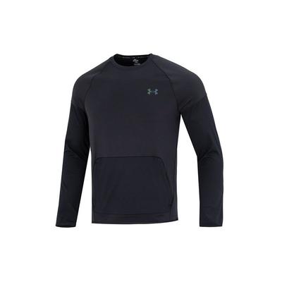 Rush All Purpose Crew Solider Logo-Print Sportlich Lässig Rundhals-Pullover Langarm-Sweatshirt Herren-Sweatshirt Schwarz 1376293-001
