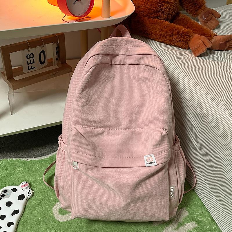 

New Schoolbag for Elementary School Students Girls Junior High School Students High Value Letters School Backpack