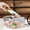 Hair Accessories Clear Organizer Acrylic Storage Box With Lid for Girls Home Desktop Jewelry Bathroom Accessories Storage Box