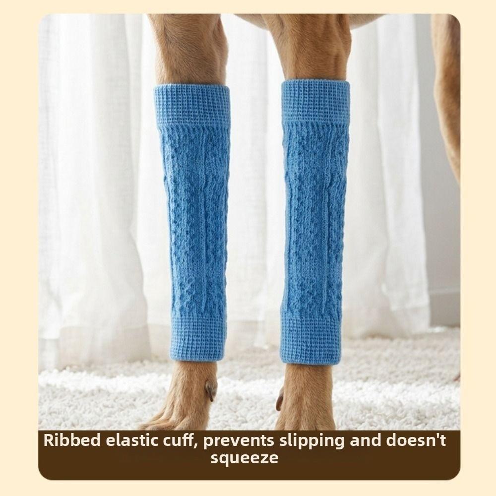 4Pcs Joint Protection Dog Elbow Cover Stretchy Pet Leg Warmer Comfortable Dog Knee Protector Sports