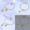Original Charms Fixed Clamp Beads Copper Golden Bow Leopard Cat Dog Beads Fit Pendant Bracelet Women Jewelry Gifts