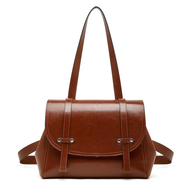 

Premium Shoulder Handbag For Commuting To Work Women S Leather Lightweight Large-Capacity Travel Women S Backpack 32*11*27