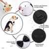 Detachable Design Dog Tuxedo Costume Black/Stripes Dog Formal Shirt  Cosplay Use