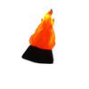 Multicolored Flame Effect Lamp Outdoors Emergency Indicators Halloween Thanksgiving Mood Lighting USB Rechargeable