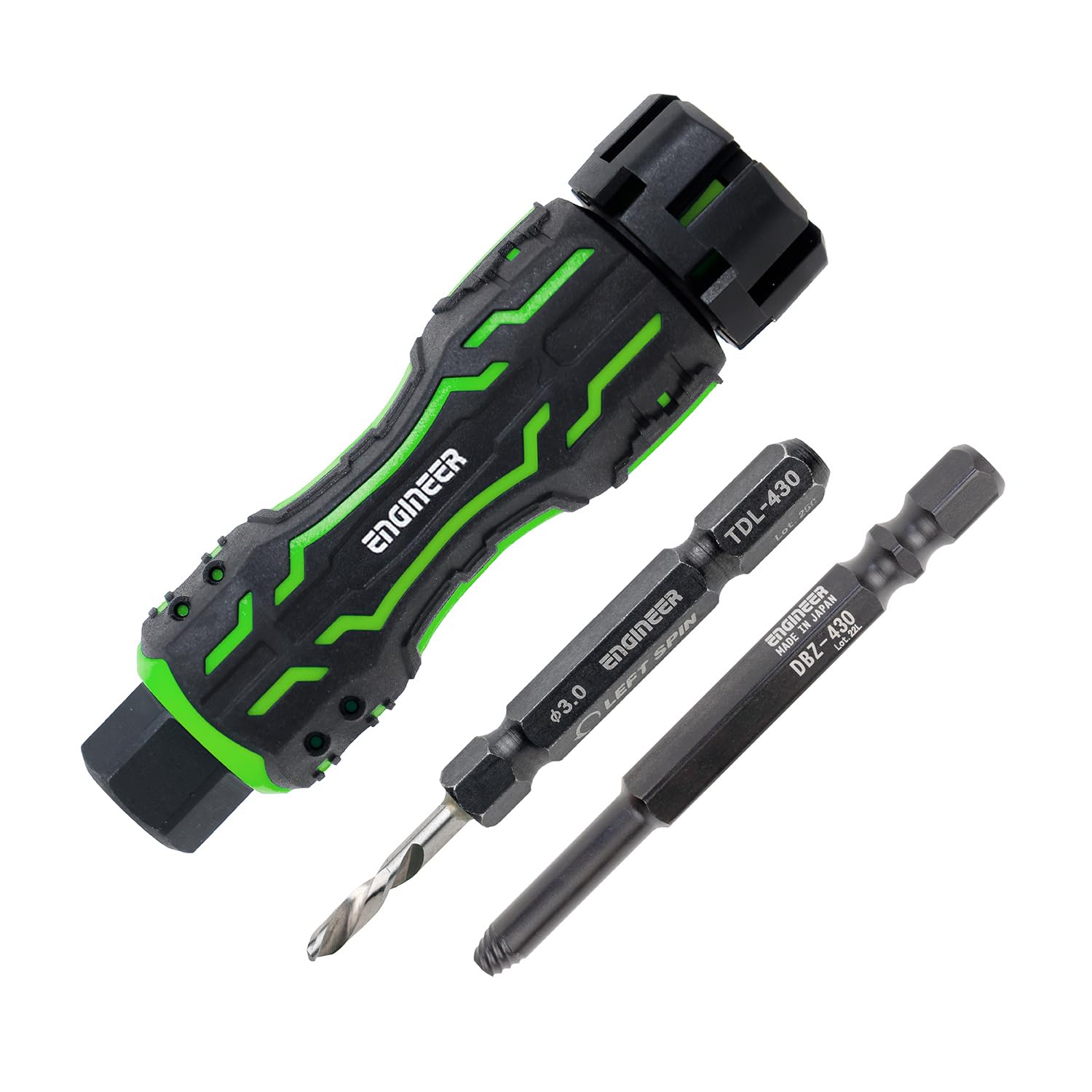 

Набор экстракторов Engineer MINI Drive & Screw Mole Trick , для сорванных и сорванных винтов, совместимый с диаметрами головок винтов от 7 до 9,5 мм, TDZ-830