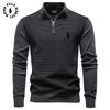 Polo Ralph Lauren 2025 Autumn/Winter Embroidery New Half Zipper Men's Stand Up Collar Cotton Sweater Business Casual Knitted Sweater