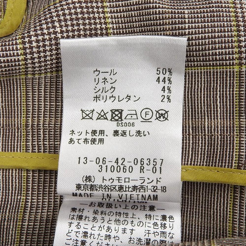 TOMORROWLAND Collection Wind Brownie Culottes All-in-One Women's Brown Size 36 Made in 2024 dress 36 BrownUsed