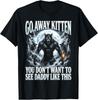 Va-t'en Chaton Loup Drôle Meme Bottin Loup Alpha Loup-garou T-shirt T-shirt Unisexe