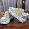 Fashion Fashion Mix Color Breathable Mesh Chunky Sneakers Women Summer Thick Bottom Height Increase Shoes Casual Sport Sneaker Women