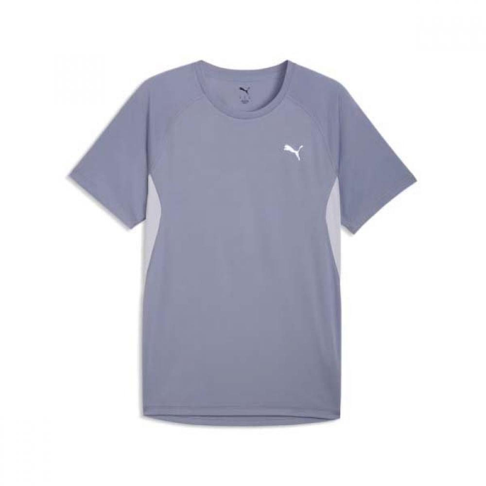 PuMa Men S Running ShorT Sleeve T ShirT Poly M Run velociTy Tee 65 Gray Sky/XL(110)