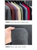 Men's Wool Round Neck Sweater - Long Sleeve, Casual, Versatile Knitwear for Spring and Autumn.