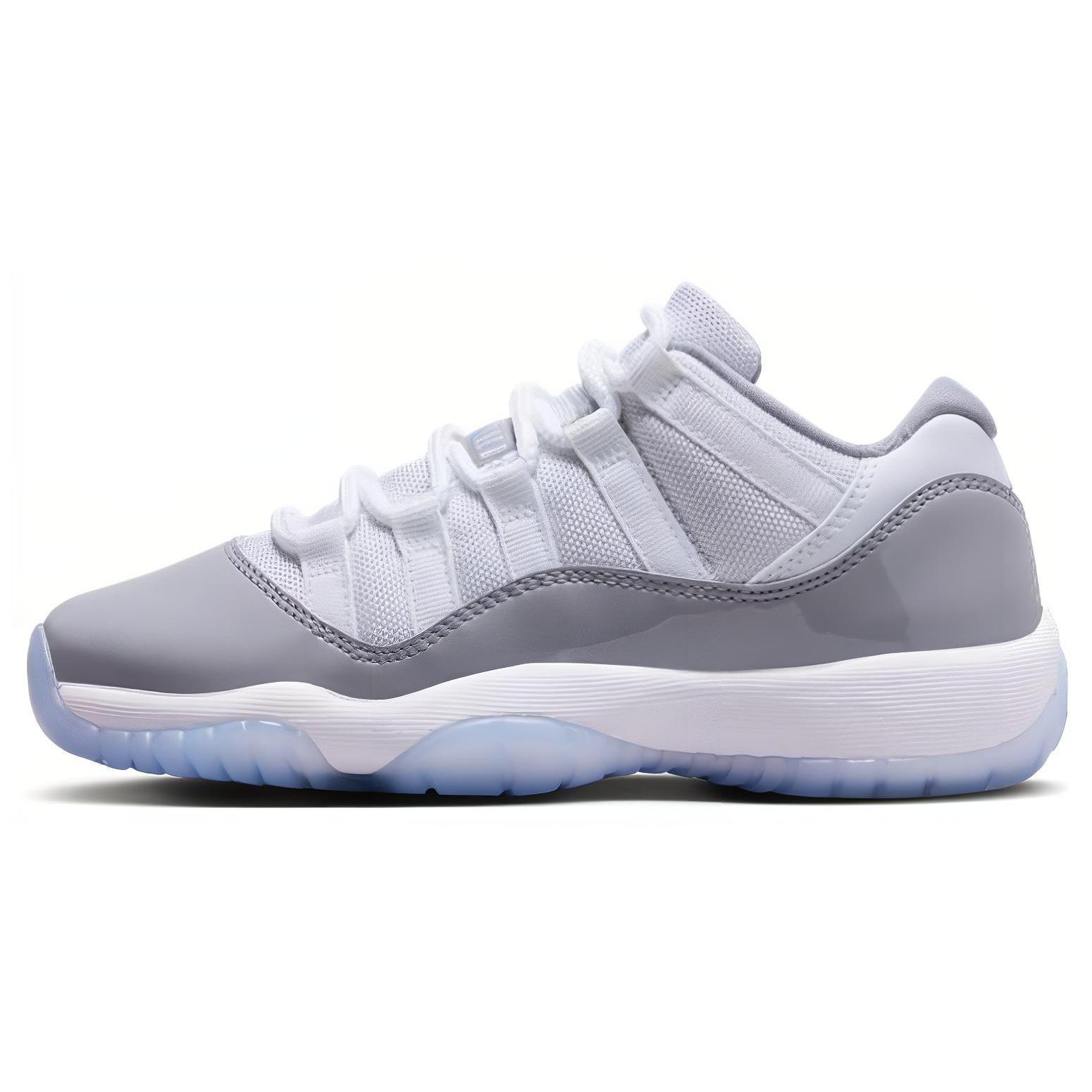 Jordan 11 Retro Low Cement Grey GS 528896-140 36