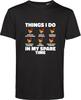Dinge, die ich in meiner Freizeit mache T-Shirt Mit Hühnern abhängen Hühnerliebhaber Oberteil