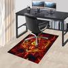 1 Stück Würfel & Drache Rutschfester Boden Teppich Kompatibel für Büro & Wohnzimmer & Schlafzimmer & Esszimmer - Flach - Maschinenweberei-S0313