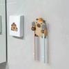 Multi-functional Capybara Cartoon Silicone Toothbrush Holder Storage Rack Tooth Brush Dispenser Bathroom Organizer Birthday Gift