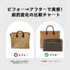 DGAZ On-the-Go Inner Bag Organizer, Soft, Luxurious Silk, Bag-in-Bag Storage Bag with Multi-Function Pockets for Organizing and Storage, Compatible